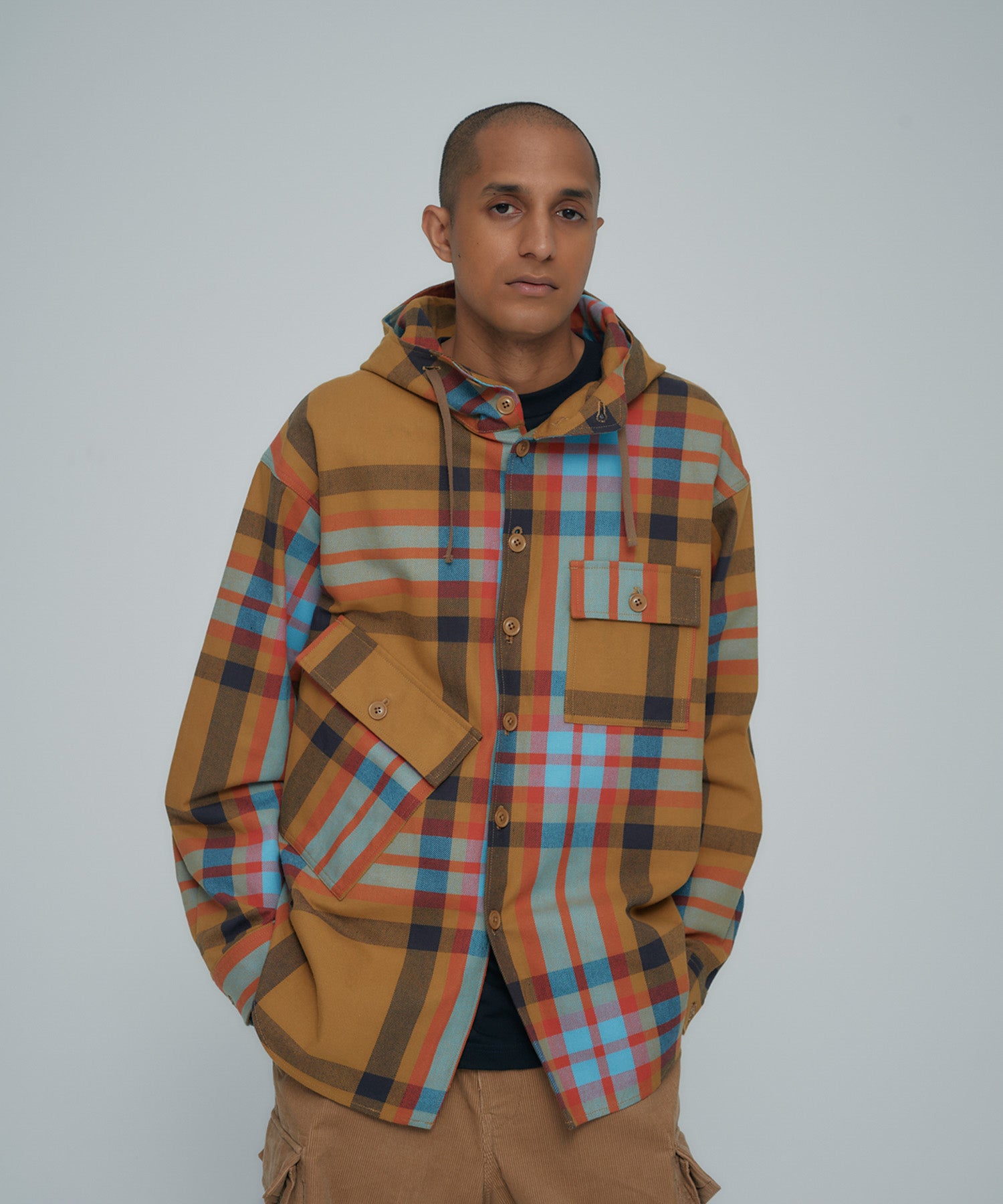 HOODED SHIRT