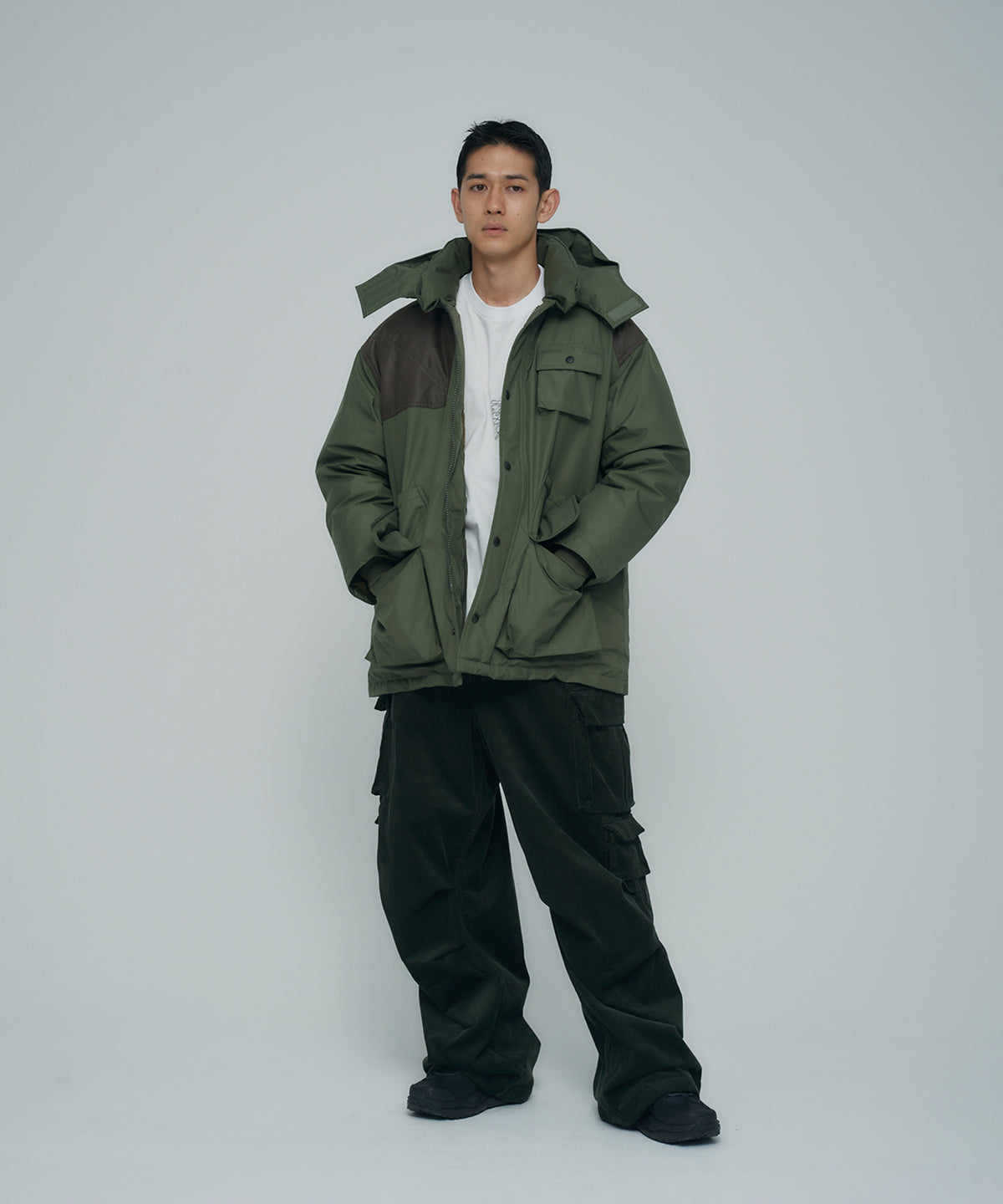 着用モデル：メンズ 180cm ／ 着用サイズ：L
